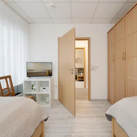 Strandappartements Am Leuchtturmweg Meeresrauschen 2-0-01 דירה *